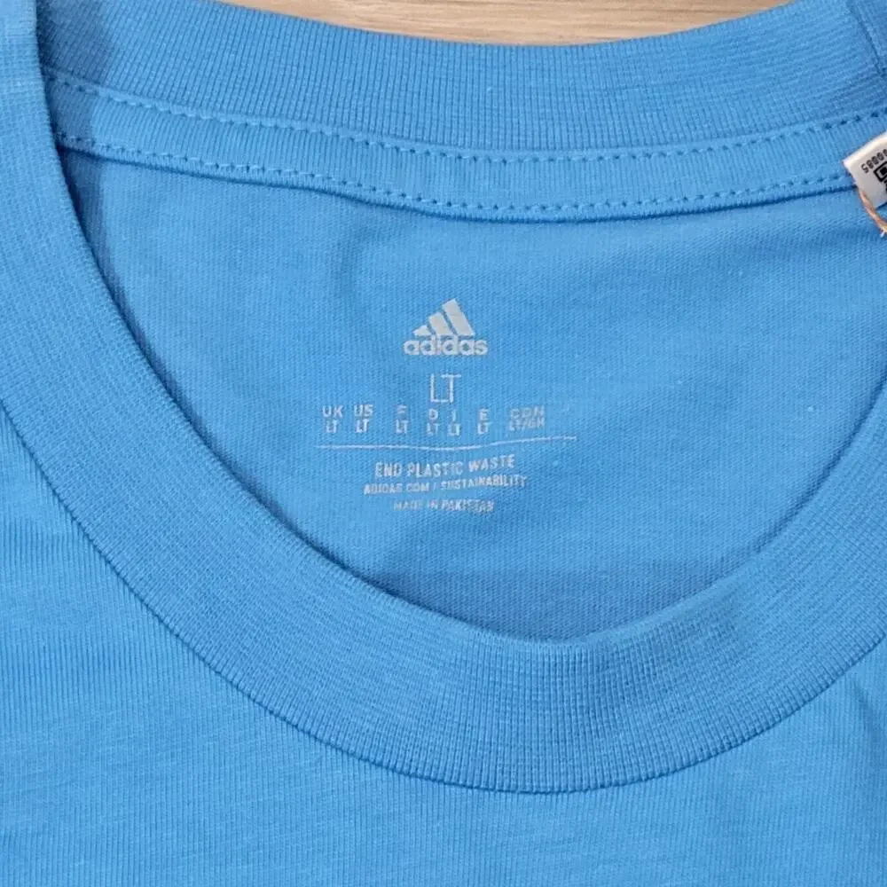 Adidas T-Shirt Men's LT Pulse Blue Boost Rocket Short Sleeve New